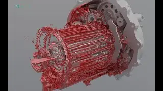 Electric Drive Unit (EDU) - Part I: Simulating Lubricant Flow in the Rotor