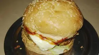 Easy homemade healthy burger 🍔😋/ஆரோக்கியமானபர்கர்