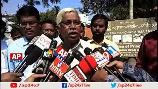 TJAC Leader Kodandaram Meets MRPS Leader Manda Krishna Madiaga in Jail | AP24x7