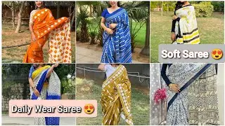 New Arrival Mulmul Cotton Saree 😍 | All Sarees With Blouse | Only 550 | #cottonsarees