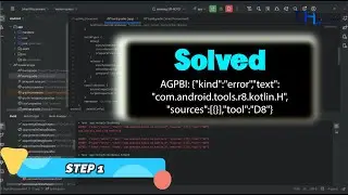 Solved: AGPBI: {"kind":"error","text":"com.android.tools.r8.kotlin.H","sources":[{}],"tool":"D8"}