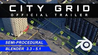 CityGrid Addon for Blender |  Official Trailer