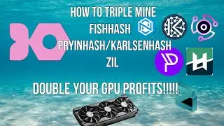 УДВОИТЕ ПРИБЫЛЬ СВОИХ GPU! Как утроить майнинг Ironfish, Pyrin/karlsenhash + zilliqa на GPU серии 30