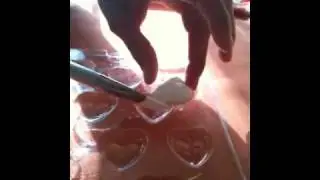 Sugarveil heart w/ honey