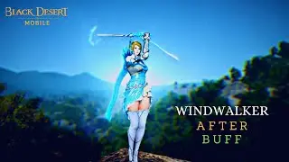 Black Desert Mobile - Skill Build, Windwalker Pvp Arena After Buff/Rework!!!