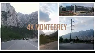 4K Driving La Huasteca and Valle Poniente - Monterrey, Mexico