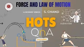 Class 9 Physics | Force & Laws of Motion | HOTS Question Solutions (S. Chand) #cbse #cbsnu #physics 
