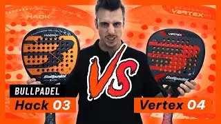 Comparativa Bullpadel Vertex 04 vs Hack 03 2024 🔥 | Las palas de Paquito Navarro y Juan Tello 🔝