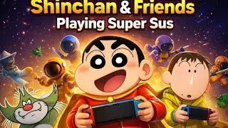 Shinchan and his friends plays super sus very funny 🤣🤣