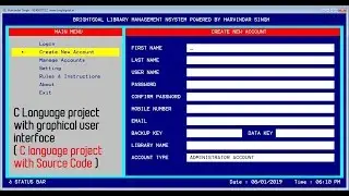 Library Management system in c language (Complete C language project with Source code )