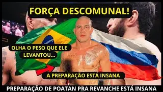 FOR&Ccedil;A DESCOMUNAL! POATAN MOSTRA TREINO DE FOR&Ccedil;A E ANKALAEV SUMIU!