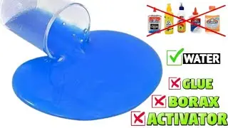 how to make water slime at home ! water slime making #slime