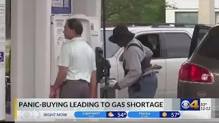 Panic-buying leading to gas shortage