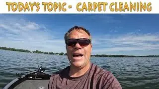 How to clean boat carpet.