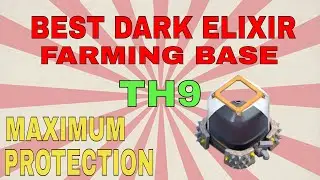 TH9 DARK ELIXIR FARMING BASE SPEED BUILD WITH REPLAYS||
