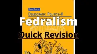 Federalism Quick Revision Class 10th CBSE