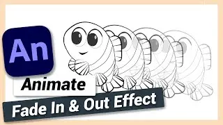 Fade in and Fade Out Effect | Adobe Animate CC Tutorial