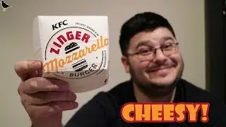 KFC Mozzarella Zinger Burger Taste Test - Australia | Birdew Reviews