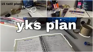 YKS vlog | plan yapıyorum • 15 tatil planı • Ayt fiziği düzene koyuyorum  #keşfet #keşfet #yks #fyp