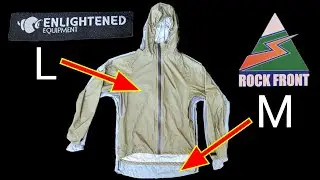 Rock Front Rain Hoody ($60) VS Enlightened Equipment Visp ($250)
