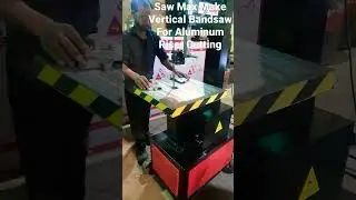 ALUMINIUM RISER CUTTING BANDSAW MACHINE @ Saw Max Engineers