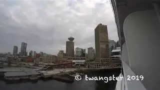 Ovation Vancouver Sail Away Time Lapse