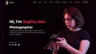 How To Create A  Portfolio Website Personal Using Only HTML And CSS | Website Design HTML CSS.