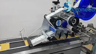 Skyone Automatic Desktop Flat Surface Labeling Machine for Card Bag Pouch