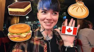 My FIRST Ever FOOD Vlog ... In CANADA! Pt 1 - Vlog - Reckless