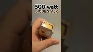 diode stack , pila de diodos, pilha de diodos,  ngăn xếp diode 500 watt #shorts #laserhairremoval