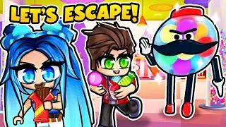 We're LOCKED in a ROBLOX CANDY SHOP!