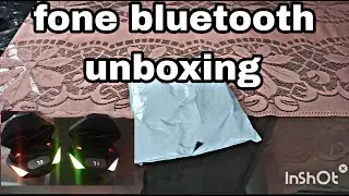 fone bluetooth unboxing