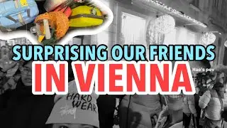 Vienna vlog | surprising our friends in Vienna | @therealhanzz 