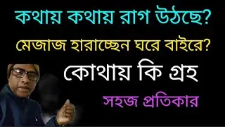 মেজাজ হারাচ্ছেন ঘরে বাইরে? কোথায় কোন গ্ৰহ?#astrology #jyotish @kulaviarup 
