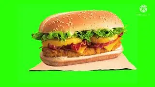 Green screen chicken sandwich