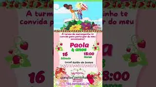 #convitesanimados #festa