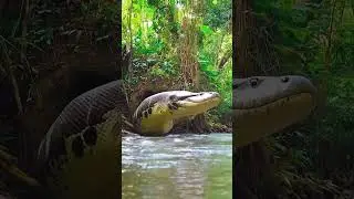 Why beauty and danger go hand in hand #snake #river #anaconda #fear #snakevideo #amazonia