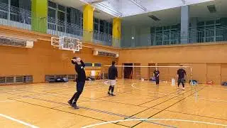 1/16   練習　こまばたVSかわさや