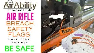 78. Breach Safety Flags for Air Rifle Benchrest - MAKE YOUR OWN and Be safe Out There!