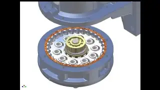 sikloid redüktör / cycloid reducer  & eksantrik rulman