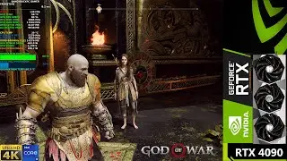 God Of War Ultra Settings 4K | RTX 4090 | i9 12900K 5.3GHz
