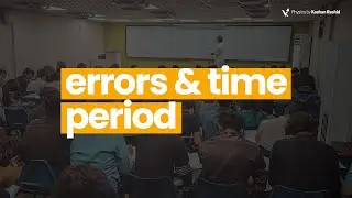 Errors and Time Period | OL Physics 5054