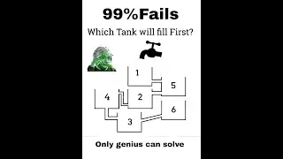 IQ test for genius😎99% Wrong 😱 | Which glass Fills First? |  #Shorts#YouTubeLive#Trending#puzzlelive