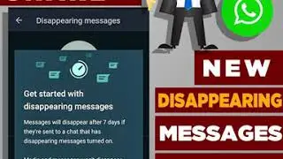 Whatsapp New Update 2020 | New Feature Disappearing Messages | New Update 2020