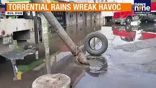 Storm Gabrielle Floods Ibiza: Streets Submerged, Ferries Halted Amid Chaos | Spain | News9