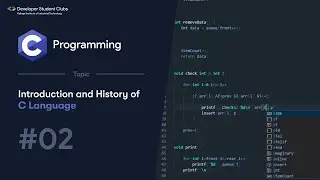 2. Introduction to C | C Tutorials | DSC KIIT