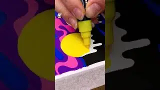 Лайфхак для рисования маркерами Posca 🖍️#posca #poscaart #art