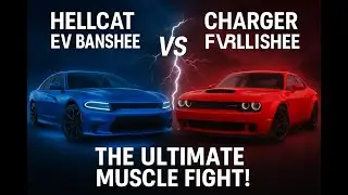 Hellcat Redeye vs Charger EV Banshee &ndash; The Ultimate Muscle Fight!