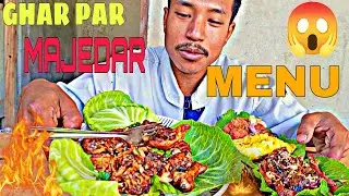 Chinese Platter Mukbang 😋🔥 | Chilli Momos, Chilli Potato, Egg & Chicken Pakoda | Doars Mukbanger