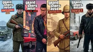 GTA in different countries: India, Russia, Japan, North Korea - AI Concept Trailers